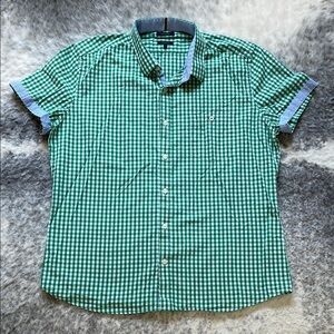 Green Checkered Men's Shirt